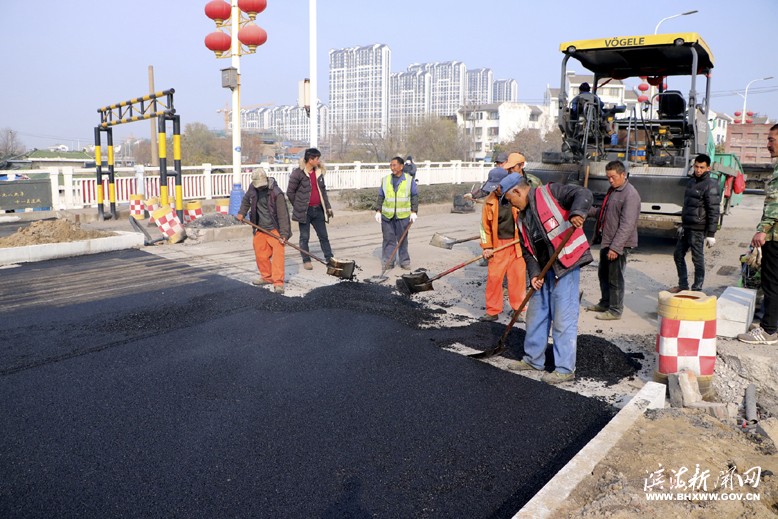 新建桥维修改造工程现场