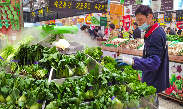 我县各大商超生活必需品储备充足