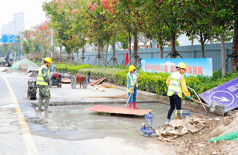 阜东北路污水管道改造、育才西路雨污管网分流工程